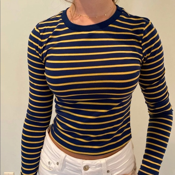 Pacsun Striped Long Sleeve Top - Picture 1 of 3